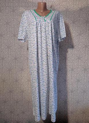 Узбекистан нічна сорочка бавовна, ночнушка хлопок хб9 фото