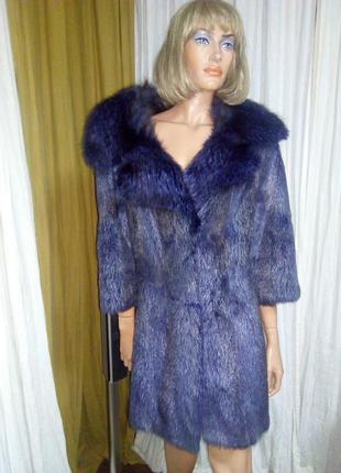 Шуба натуральная с нутрии.