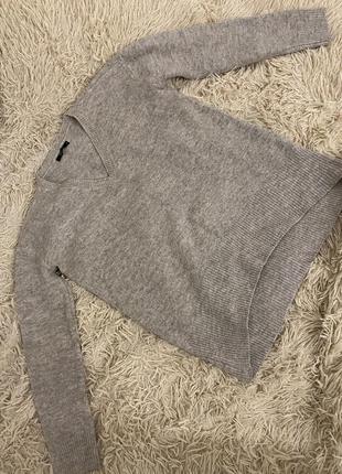 Сірий базовий светр1 фото