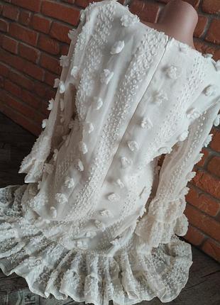 Платье свободного кроя мягкий шифон 4