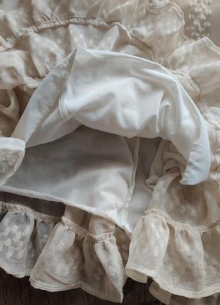 Платье свободного кроя мягкий шифон 6