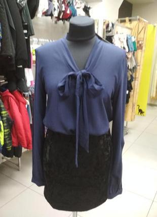 Блуза, женская, свободного кроя, легкая, натуральная, esmara, размер 422 фото