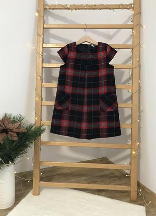 M&co kids. тепле платтячко вільного крою у завжди актуальну клітинку
