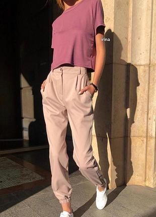 Брюки женские, женские мод 258 размер s-m цвет пкдра