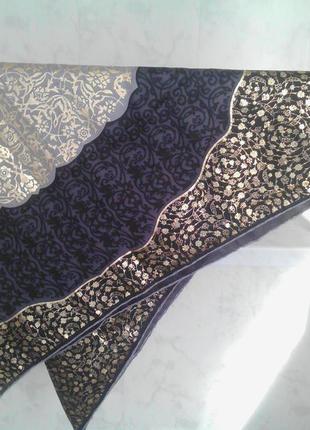 Роскошный шелковый подписной платок бренда vakko4 фото