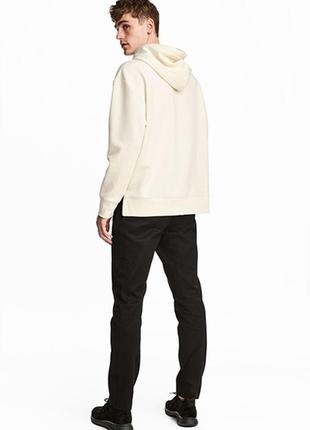 Оригинальные хлопковые брюки slim fit от бренда h&m 0481420003 разм. 50