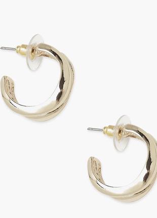 Серьги кольца boohoo