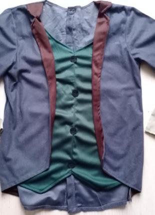 Карнавальный фрак на 9-11 лет.