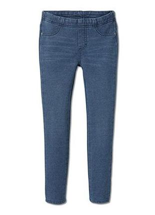 Джеггінси-треггінси для модниць від tchibo німеччина , розмір 122-128, синий, см.замеры