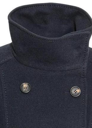 Черное пальто пиджак жакет полупальто стильное модное h&m трендовое классное2 фото