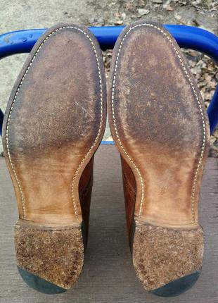 Мужские коричневые туфли броги монки joseph cheaney william9 фото