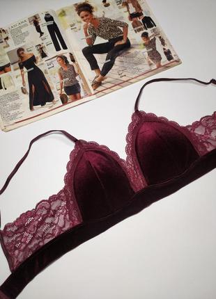 Красивий бархатний бралєт, eur 80b/80в