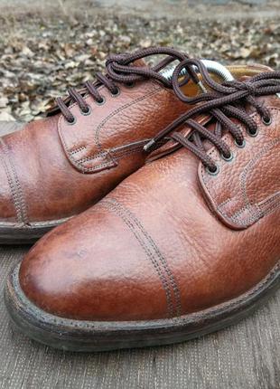 Чоловічі невбивані коричневі туфлі дербі joseph cheaney cairngorm