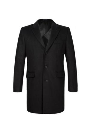 Чорне чоловіче пальто gregory arber. оригінал.