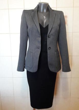 Стильный,деловой,качественный,16%шерсти,приталенный пиджак spirit ,с отд. строчкой, s/m2 фото