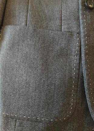 Стильный,деловой,качественный,16%шерсти,приталенный пиджак spirit ,с отд. строчкой, s/m5 фото