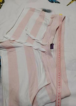 Жіночі шорти, білі з рожевим, хороші для будинку3 фото