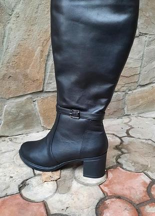 Чоботи зимові на широку ніжку