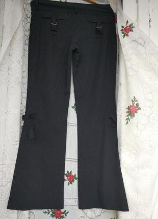 Стильні штани в чорно-білу смужку,р. 502 фото