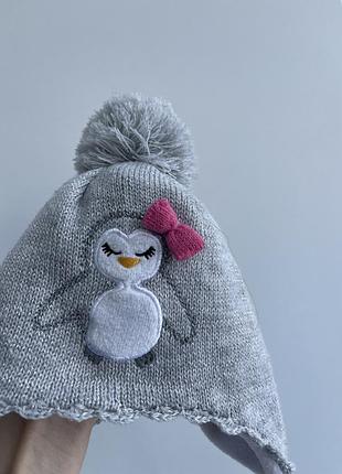 Шапка, шапочка , шапуля , 47 см, фліс, флісова шапочка, h&m2 фото