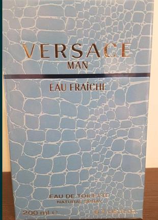 Парфуми versace man eau fraiche (духи 200 мл, оригінал)