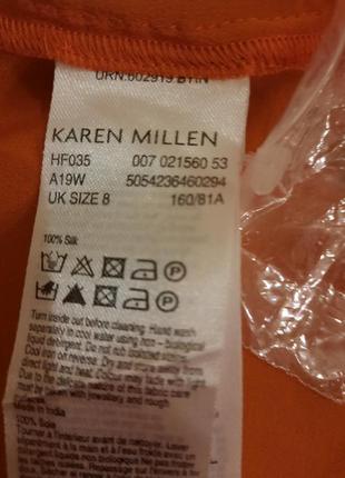 Karen millen. 100% silk. шелк5 фото