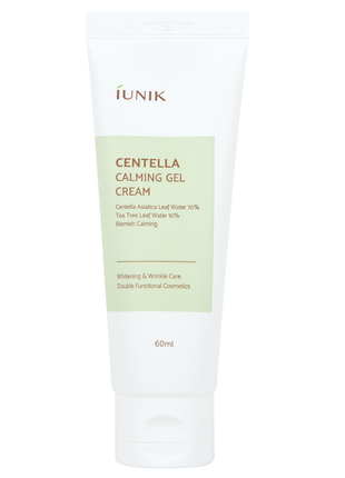 Успокаивающий крем-гель для лица с центеллой iunik centella calming gel cream 60 ml