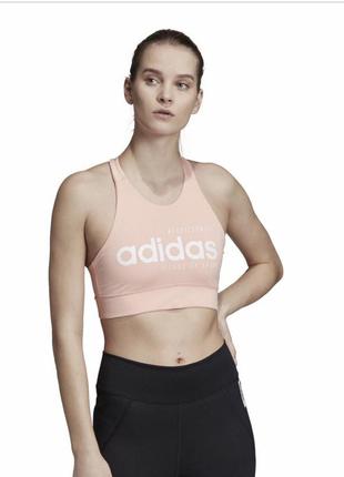 Топ для спорта розовый adidas w bb bra