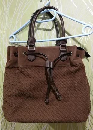 Жіноча коричнева сумка