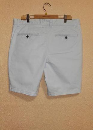 Мужские шорты 100% хлопок голубые летние размер w34 (50размер) от  tu2 фото
