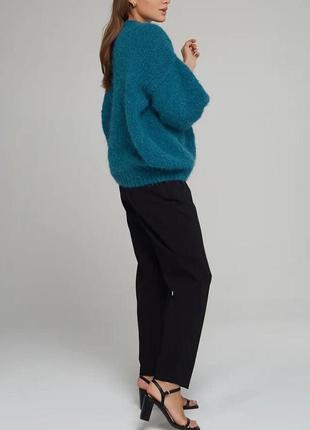 Стильный тёплый оверсайз свитер6 фото
