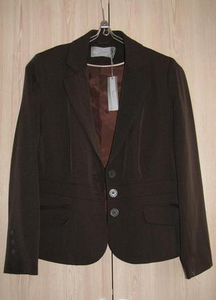 Пиджак для бизнес-леди цвет шоколад брэнд south1 фото
