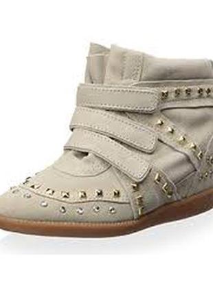 Замшевые сникерсы schutz wedge fashion sneaker оригинал сша1 фото