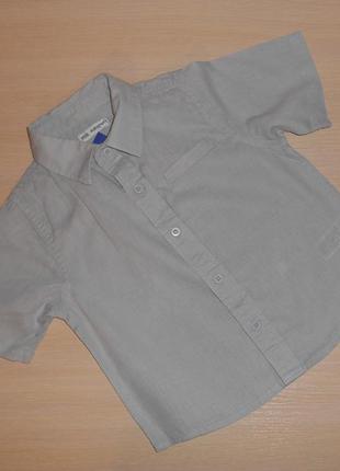 Рубашка льняная autograph marks&spencer 4-5 лет, 104-110 см, оригинал