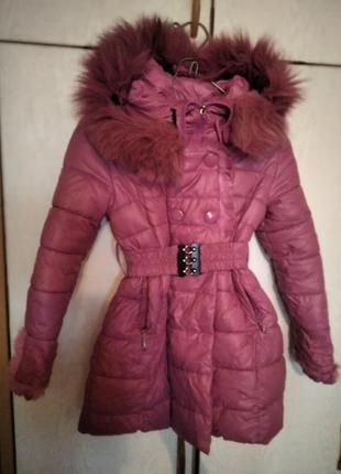 Пальто на дівчинку ріст 128.1 фото