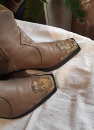 Женские ботинки натуральная кожа3 фото