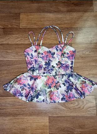 Топ с басочкой asos