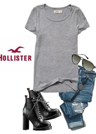 Стильная базовая футболка от hollister  california