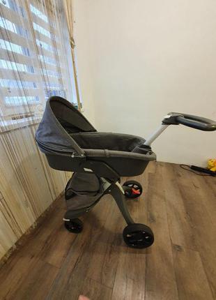 Коляска stokke xplory v5 2 в 1. оригінал7 фото