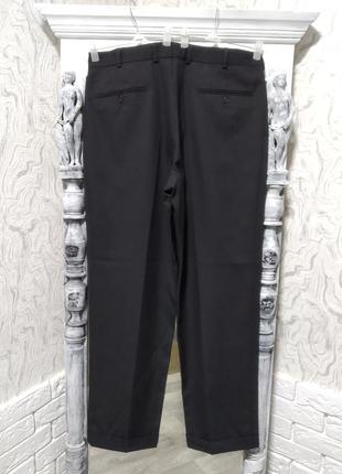 Винтажные шикарные мужские брюки  (45% шерсти) 52 via cortesa6 фото
