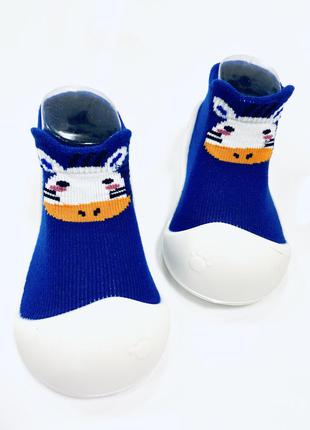 Дитячі анатомічні тапочки шкарпетки з нековзною підошвою5 фото