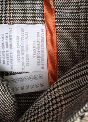 Yessica брендова брендовая фирменная фірмова спідниця юбка в клетку клетчатая серая сіра стильная модная крутая4 фото
