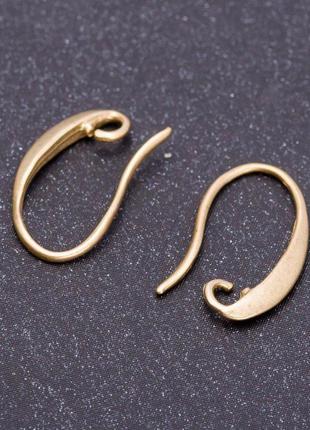 Швензи для сережок l-15мм колір "світла бронза"
