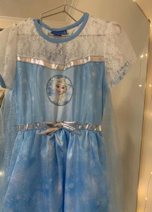 Платье эльзы для принцессы от disney