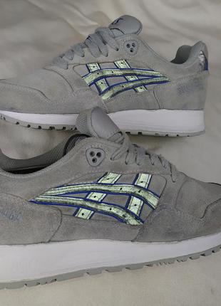 Фирменные замшевые кроссовки asics gel saga lyte 3 5  reflective оригинал асикс2 фото