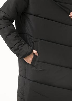 Чорний теплий зимовий комбінезон куртка до -20 куртка від сtrl wear8 фото