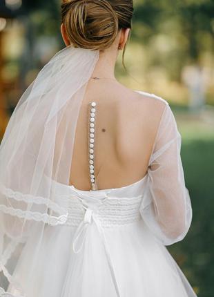 Весільна сукня ольвія в бохостилі , модель 20217 фото