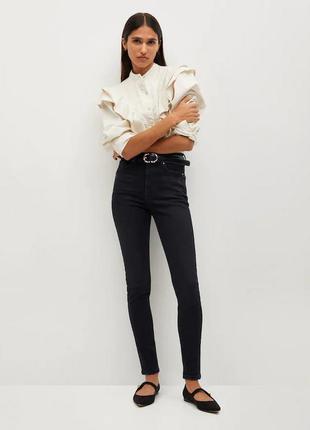 Черные джинсы mango, высокий рост 32р, испания1 фото