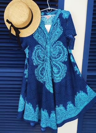 Пляжна сукня з натуральної тканини тм indiano8 фото