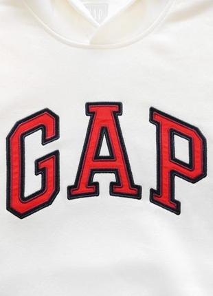 Крутой худи gap fleece logo hoodie оригинал оригінал original хит сезона!4 фото